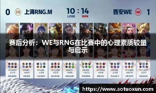赛后分析：WE与RNG在比赛中的心理素质较量与启示