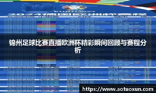 锦州足球比赛直播欧洲杯精彩瞬间回顾与赛程分析